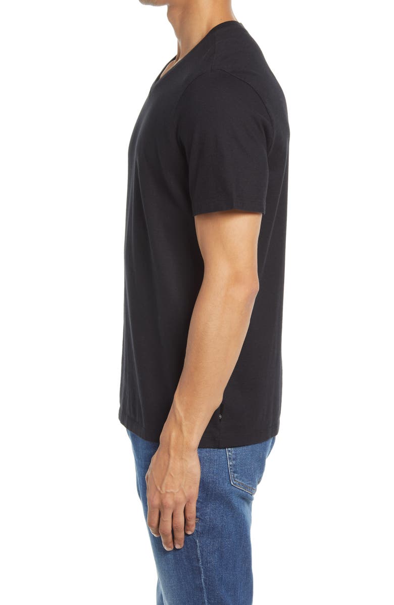 AG Bryce V-Neck T-Shirt, Alternate, color, True Black