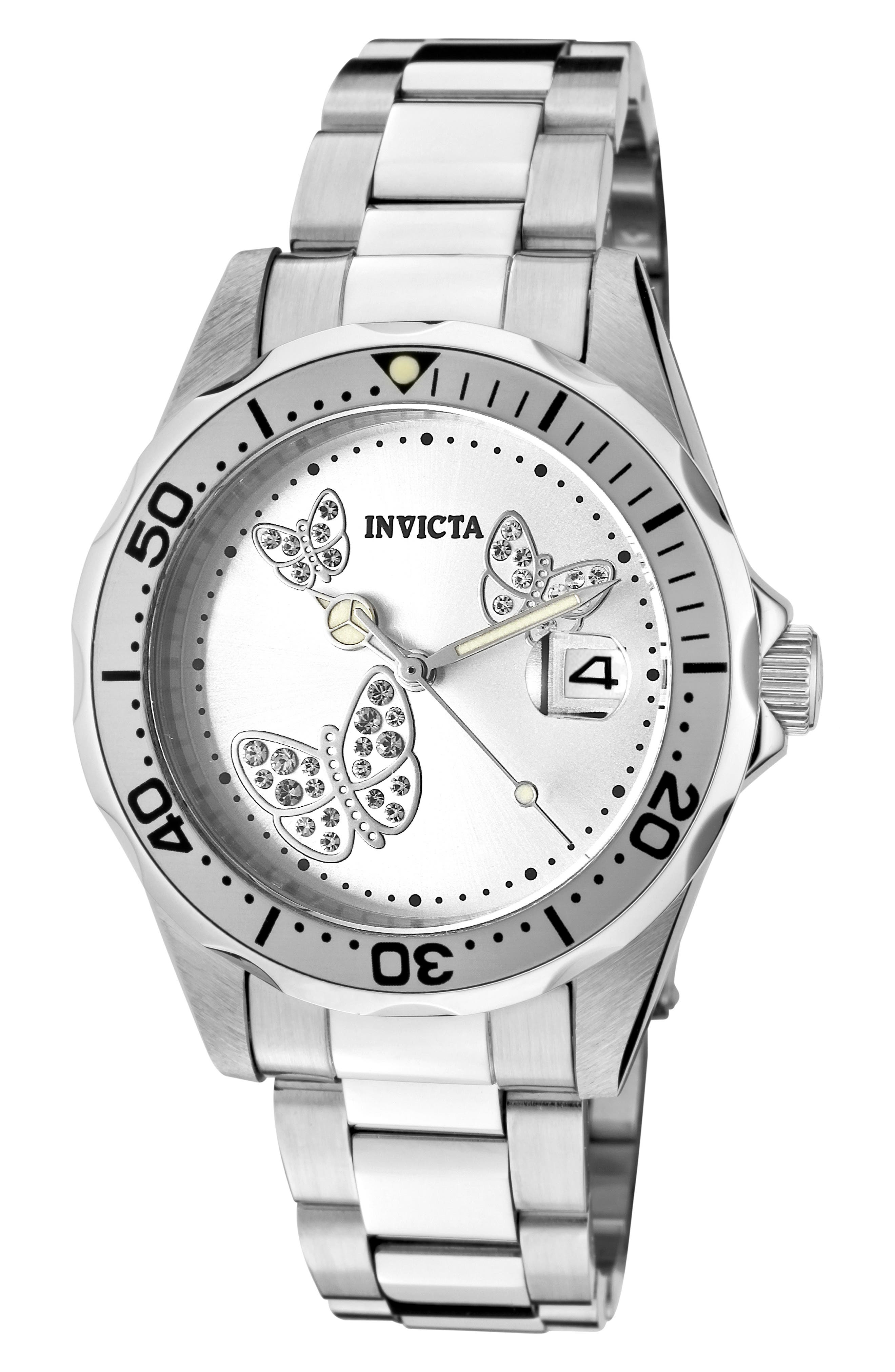 Angel Butterfly Bracelet Watch, 38mm
