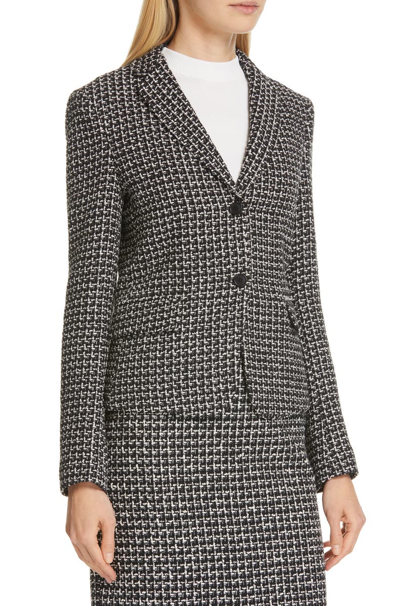 BOSS Jomanda Tweed Suit Jacket, Alternate, color,