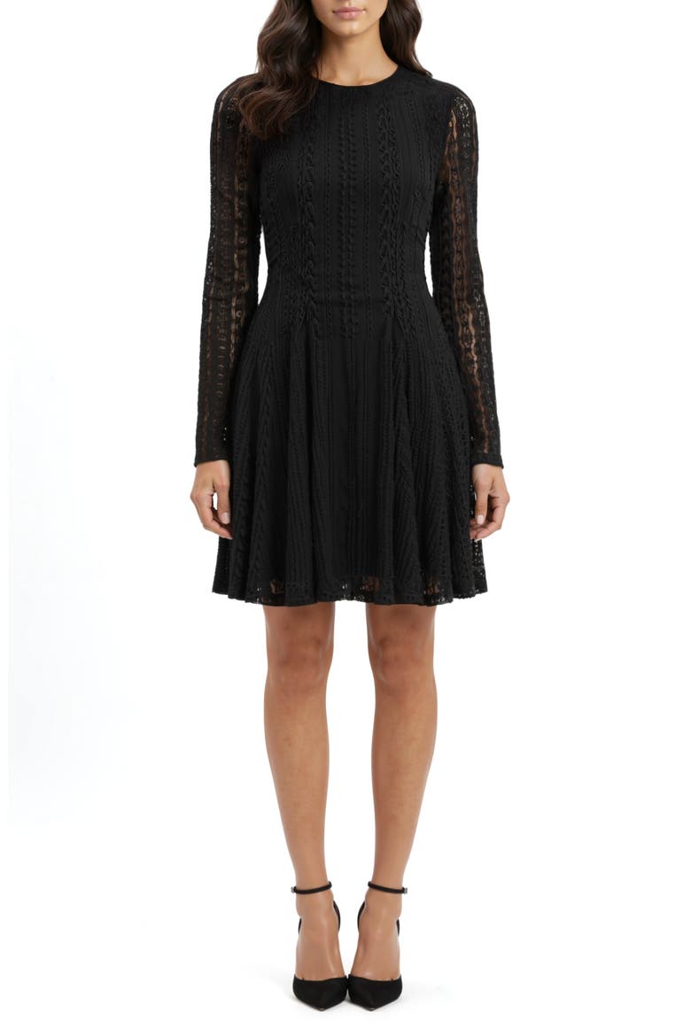 long sleeve black dress fit and flare black long sleeve dress fit and flare 251E4257 Fit and flare Long Sleeves Black EVENING Dress