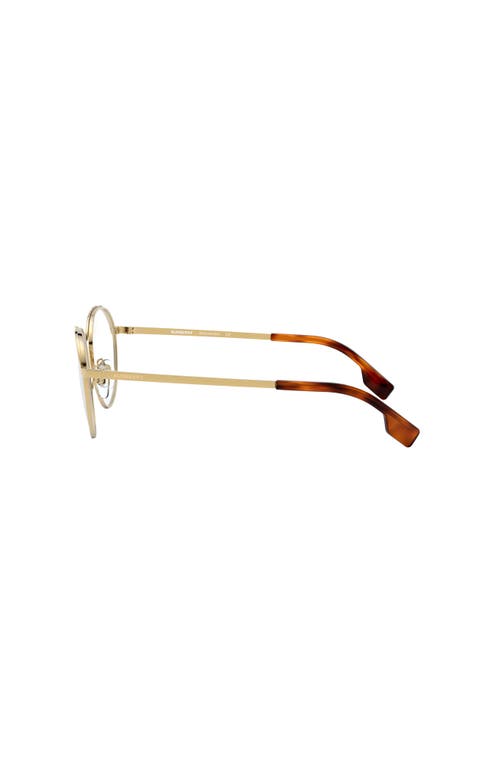 Burberry 53mm Round Optical Glasses In Neutral