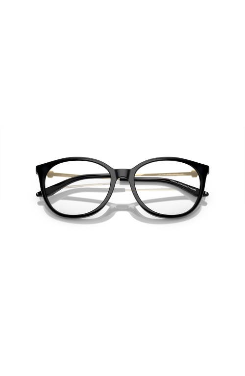 Armani Exchange 54mm Cat Eye Optical Glasses In Black