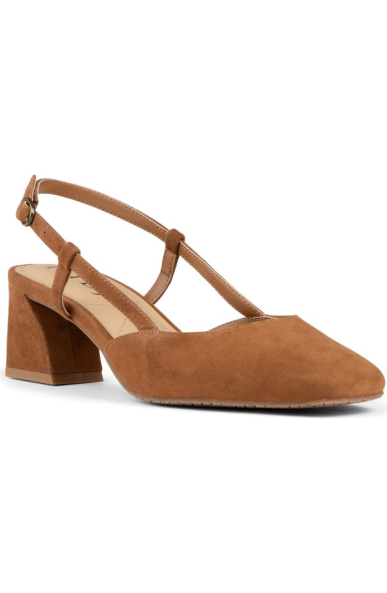 NYDJ Samson Slingback Pump, Main, color, Cognac