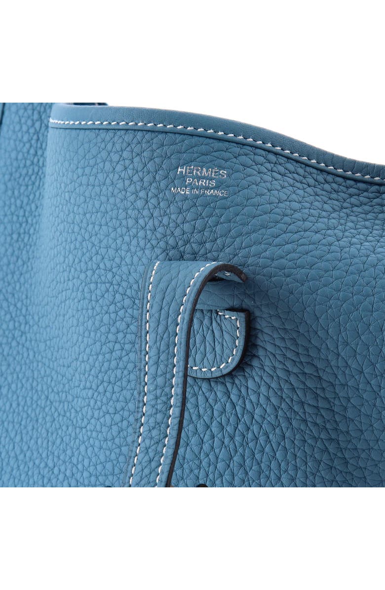 Pre-Owned Hermes Evelyne Bag Gen III Clemence PM, Alternate, color, New Bleu Jean