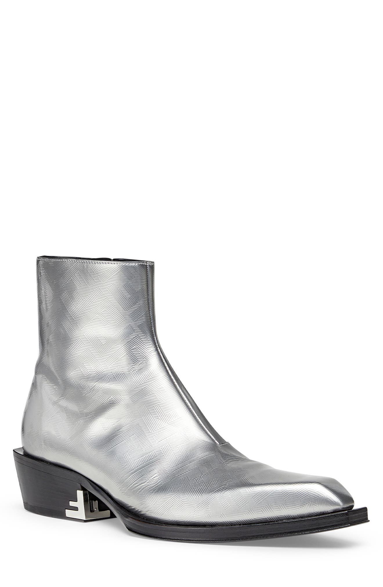 Fendi Stivaletto Ankle Boot, Main, color, 