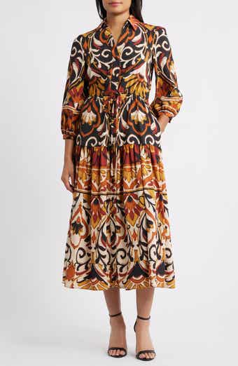 Julia Jordan Geo Print Shirtdress
