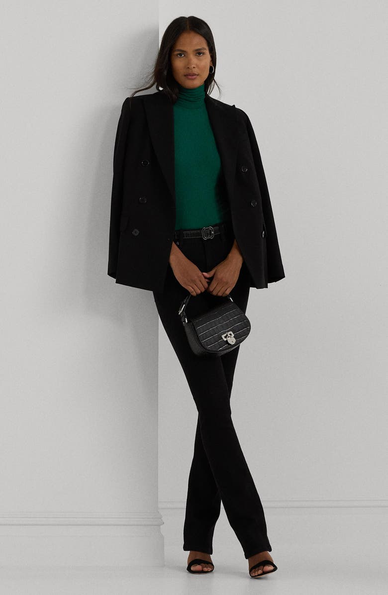 Lauren Ralph Lauren Jersey Turtleneck Top, Alternate, color, 