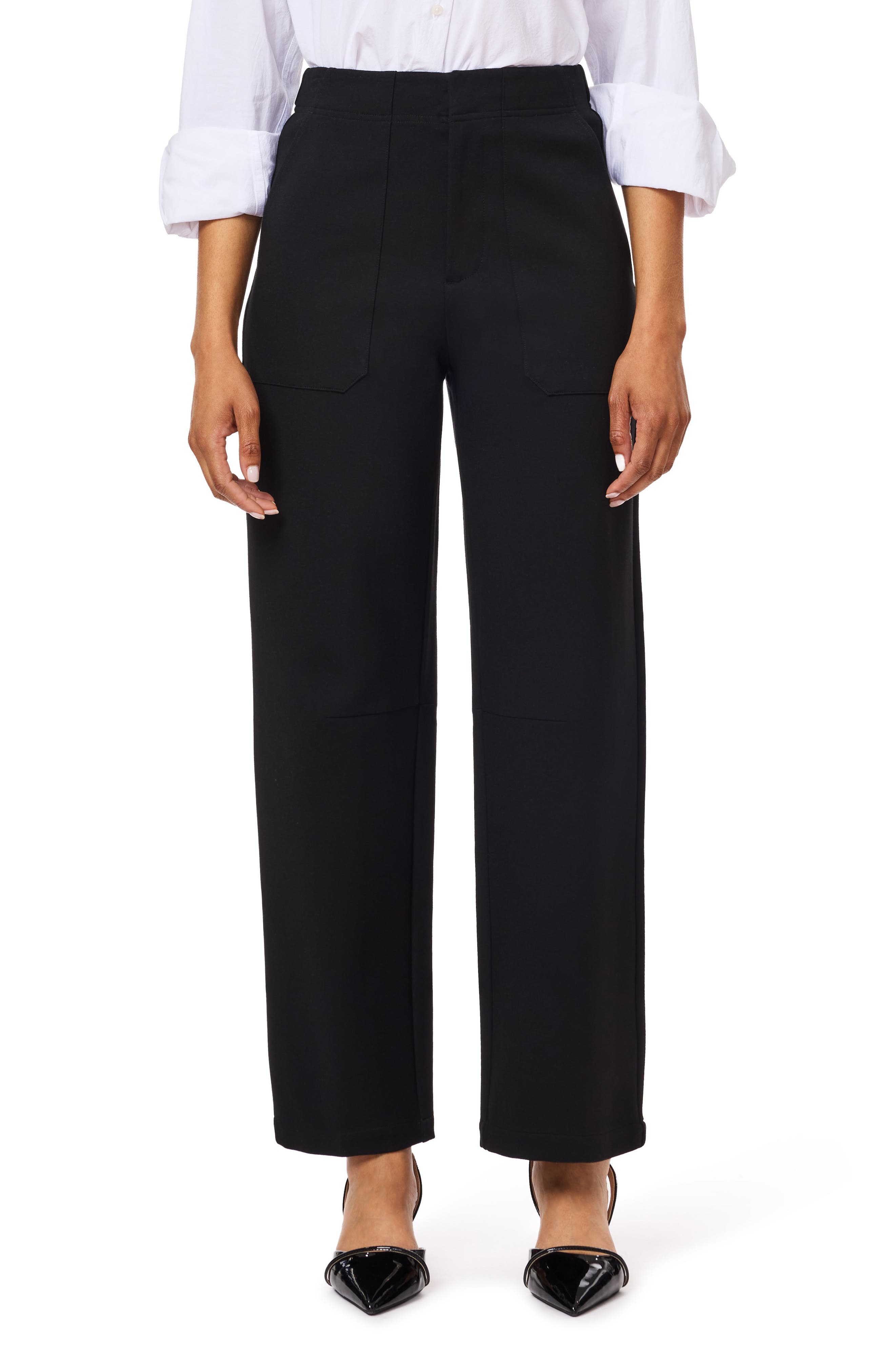 High Waist Barrel Leg Pants
