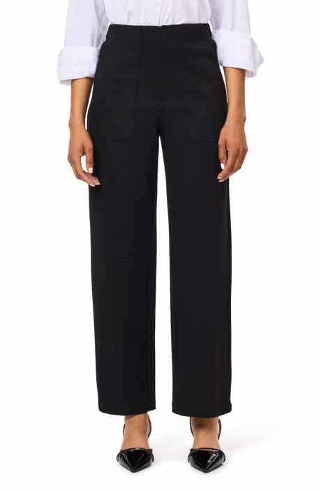 High Waist Barrel Leg Pants