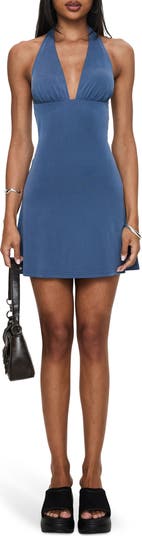 Tinsie Halter Minidress