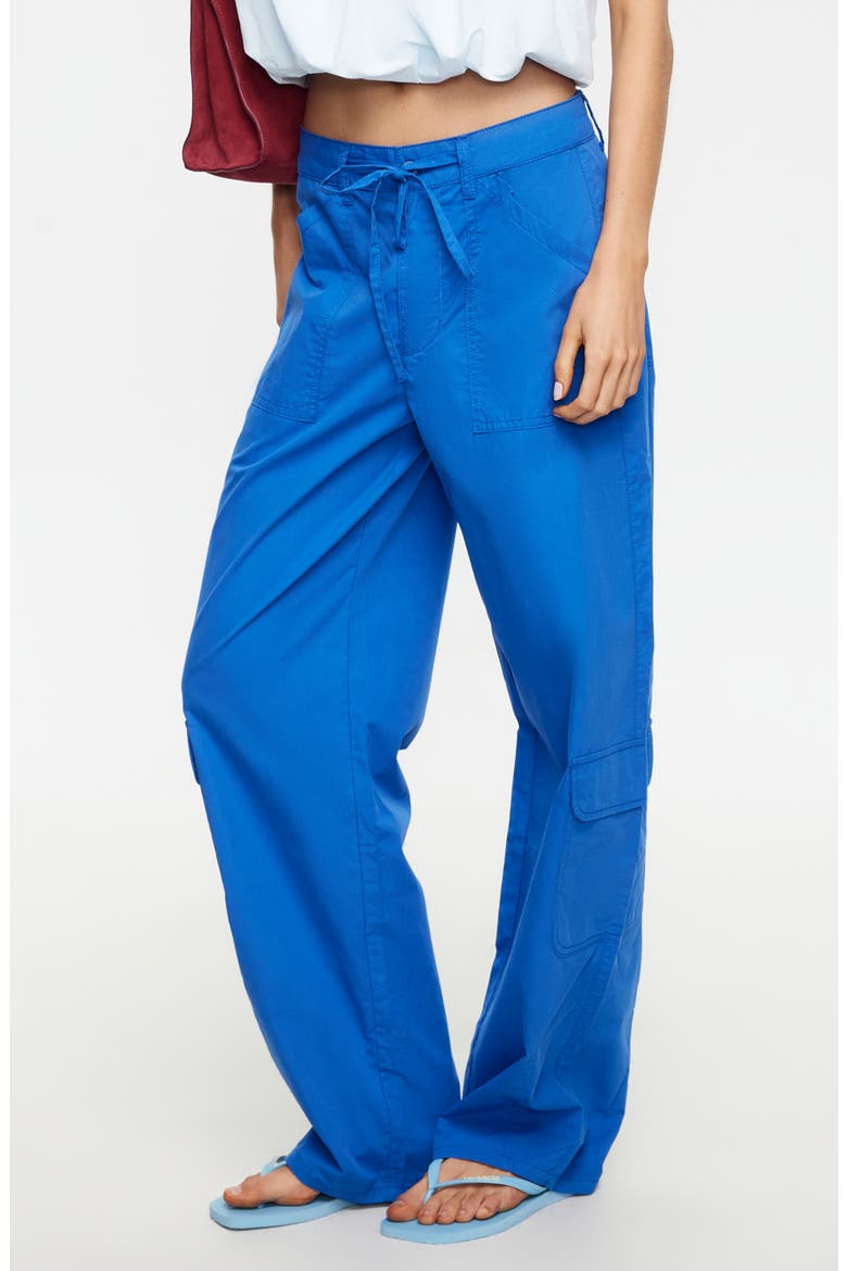 Venice Cotton Cargo Pants, Alternate, color, COBALT