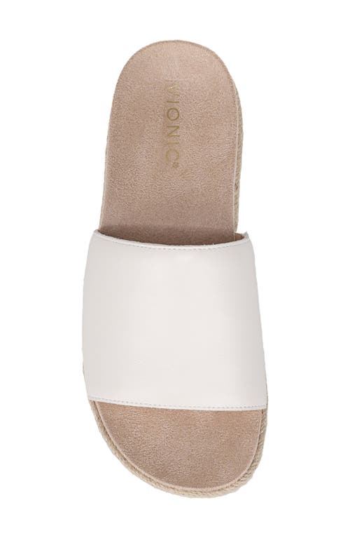 Vionic Yasmina Slide Sandal In Gray