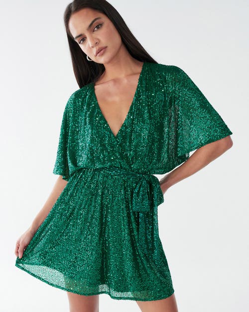 Bwldr Danae Mini Dress In Green