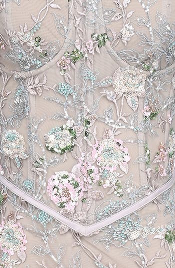 Naima Embroidered Sequin Mermaid Gown