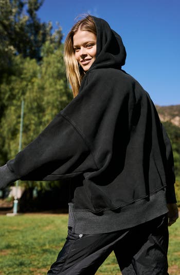 FP Movement Sprint to the Finish Oversize Cotton Blend Hoodie