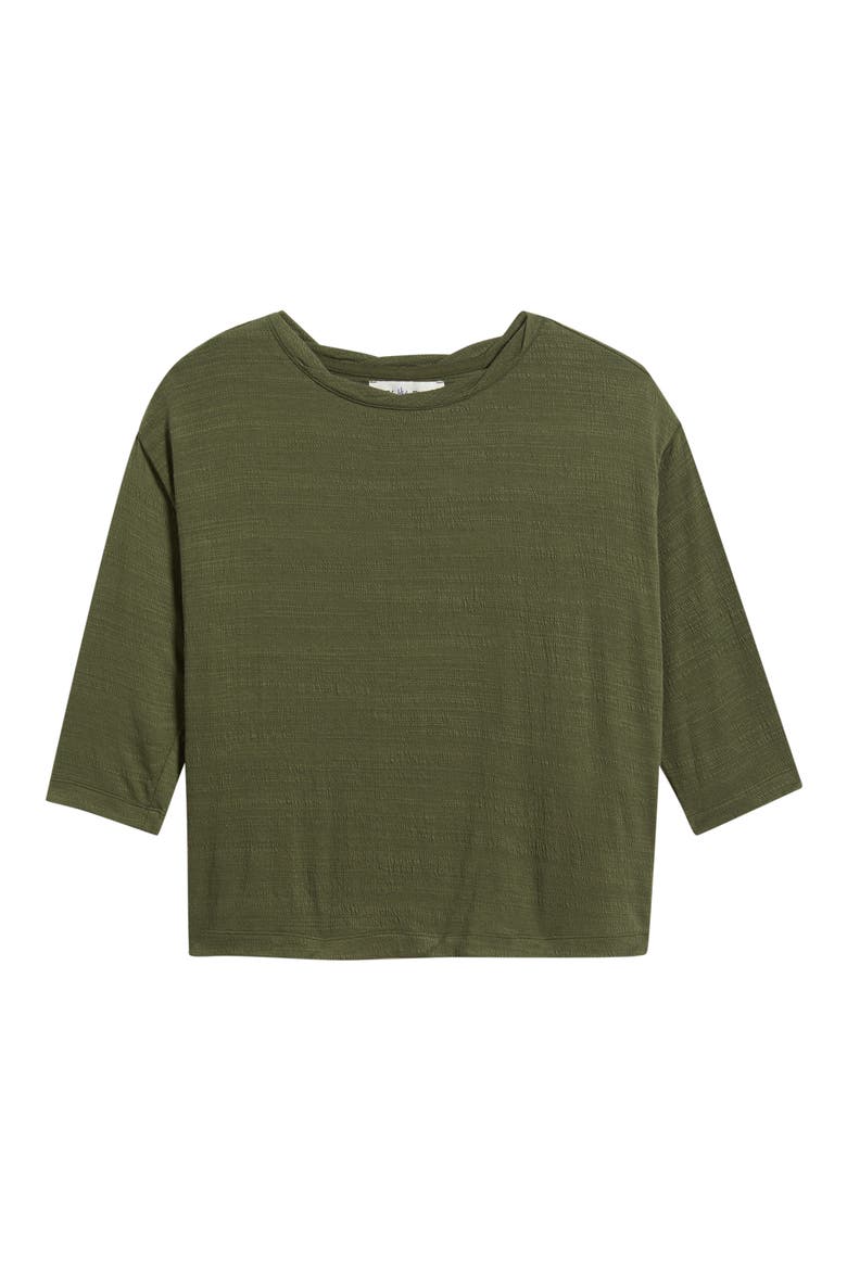 Texture Knit Top, Alternate, color, OLIVE
