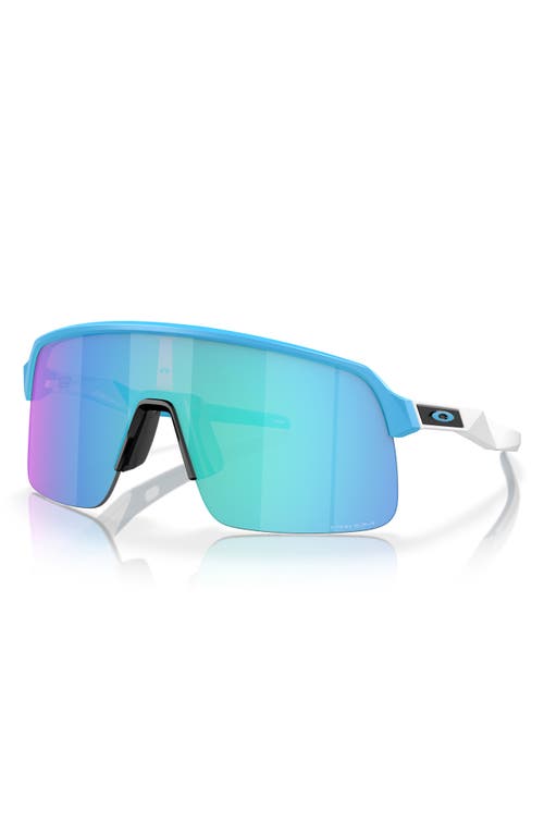Oakley Sutro Lite 139mm Prizm™ Wrap Shield Sunglasses In Sapphire