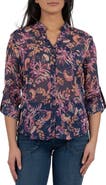 KUT from the Kloth Jasmine Chiffon Button-Up Shirt