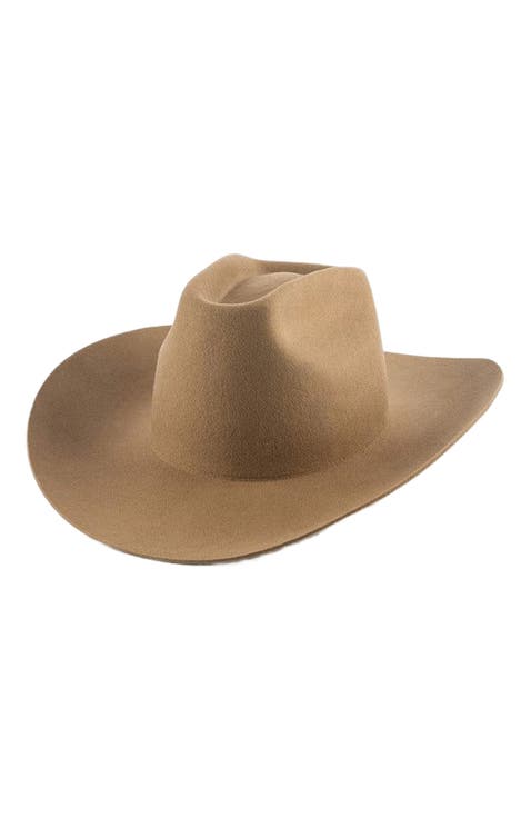 Lane Brick Top Western Hat