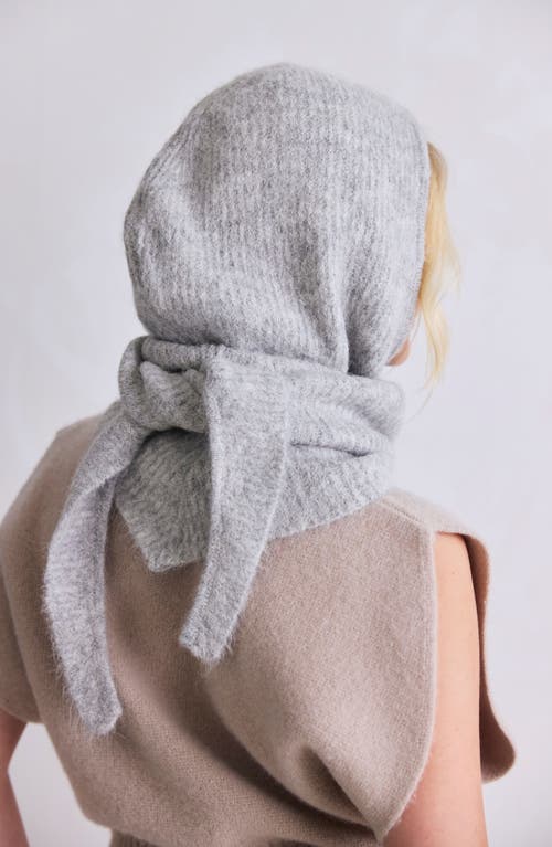Arctic Fox & Co. Arctic Fox & Co The Alpaca Blend Hooded Scarf In Gray