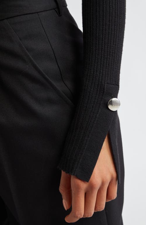 A.l.c . Jett Rib Turtleneck Sweater In Black