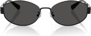 COACH 57mm Irregular Sunglasses