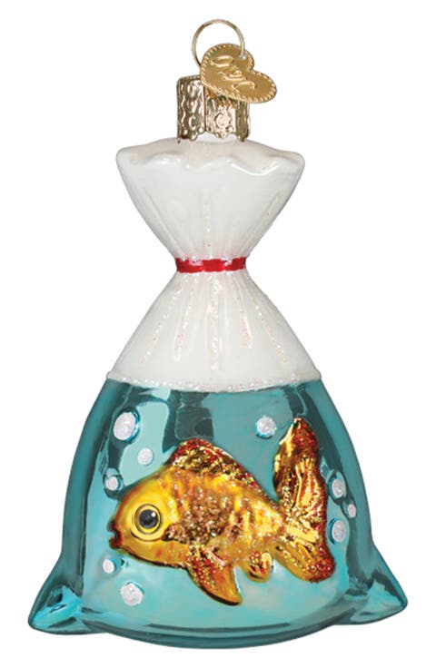 Goldfish in a Bag Ornament