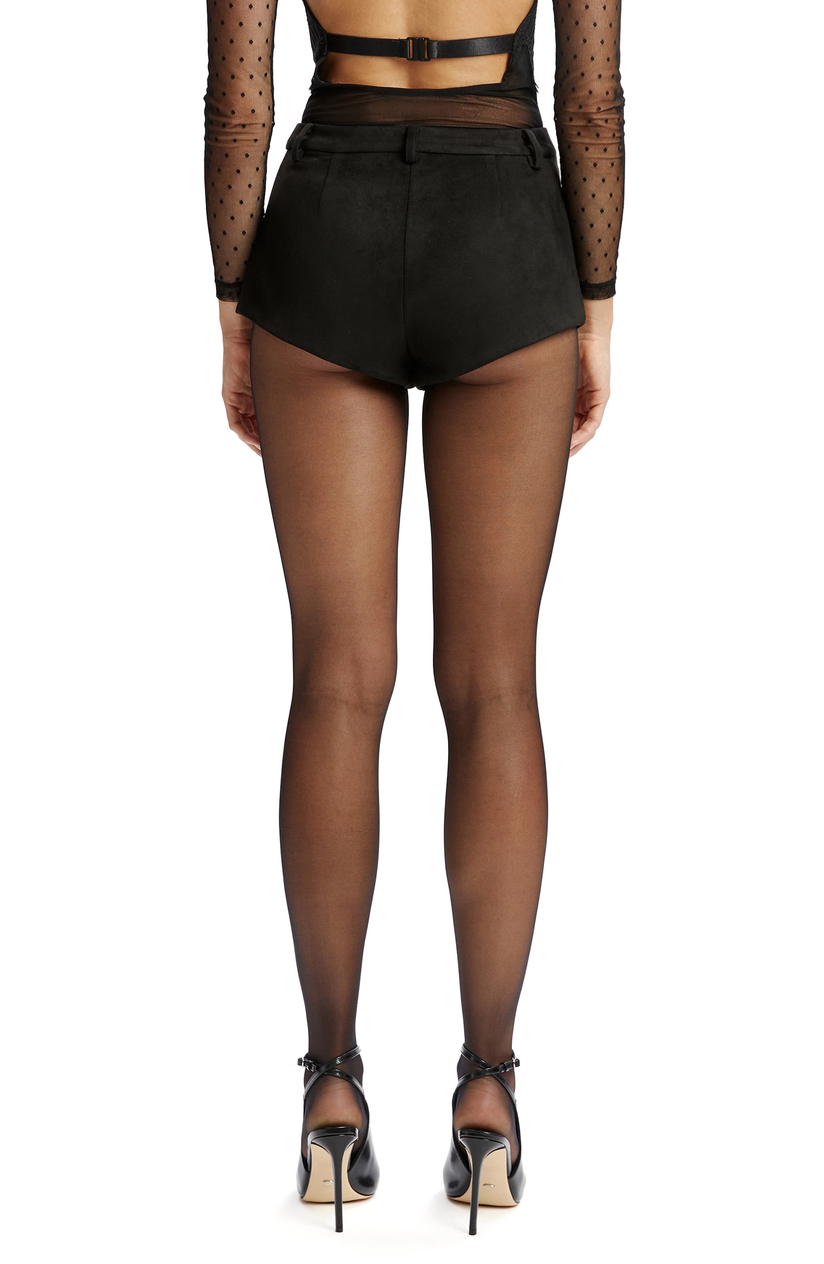Jayla Faux Suede Microshorts - image 2