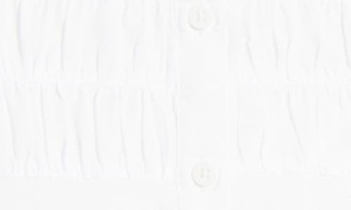 Splendid Katerina Shirred Top In White