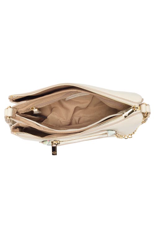 NANETTE LEPORE NANETTE LEPORE TRIPLE SECTION CROSSBODY BAG 
