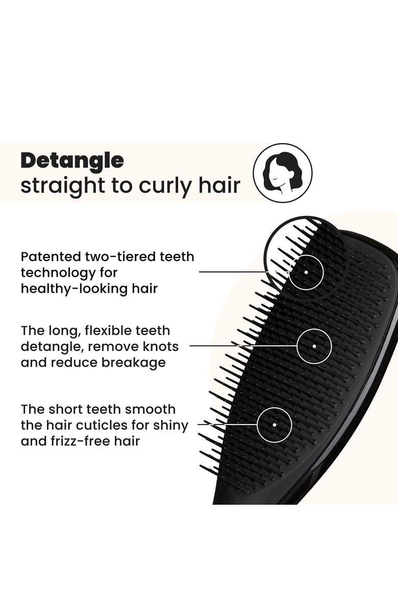 Tangle Teezer Ultimate Detangler Hairbrush - Straight to Wavy, Alternate, color, Black