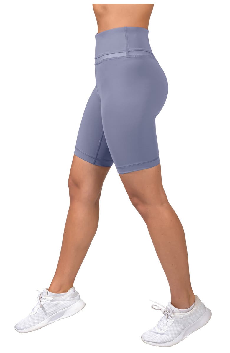 BOOTYFUL Leggings & Shorts 5-Piece Workout Gift Set, Alternate, color, Grey Opal/Black/Blac