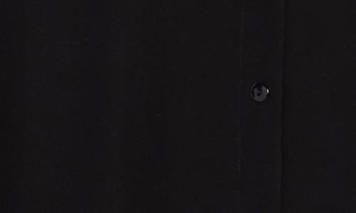 L'agence Nina Long Sleeve Button-up Silk Shirt In Black