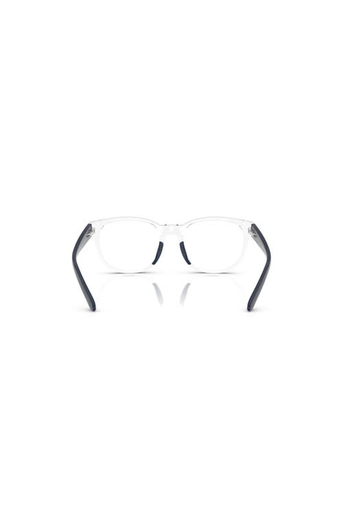 Polo Ralph Lauren 45mm Round Optical Glasses In White