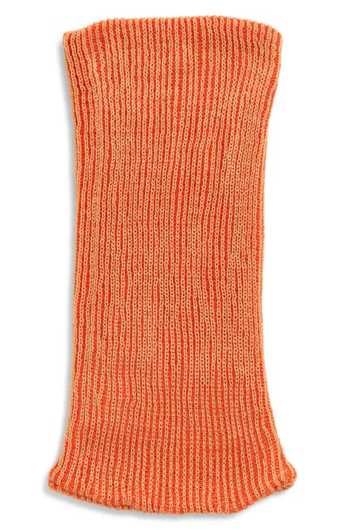 Verloop Rib Snood In Orange