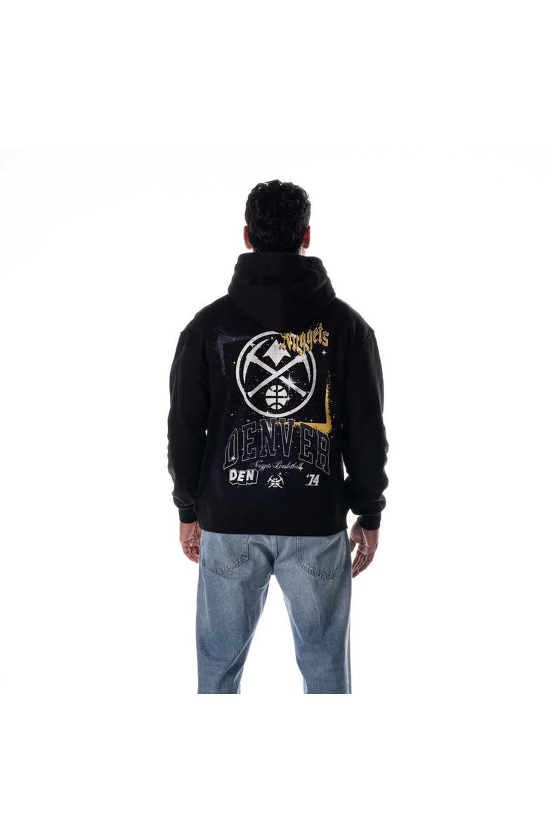 THE WILD COLLECTIVE Unisex The Wild Collective Black Denver Nuggets Splatter Premium Hoodie, Alternate, color, Black