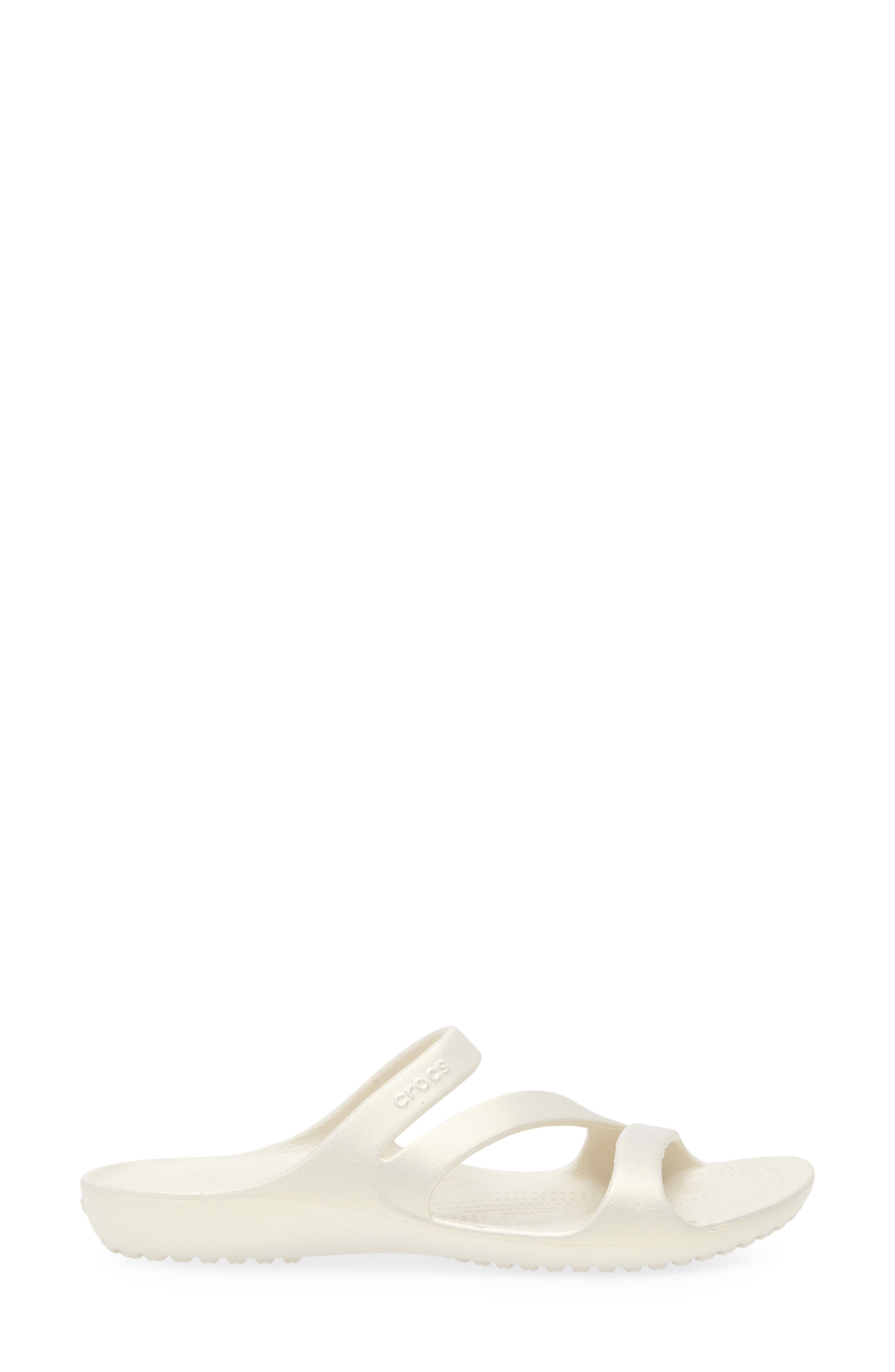 CROCS Kadee II Shimmer Slide Sandal, Alternate, color, Stucco