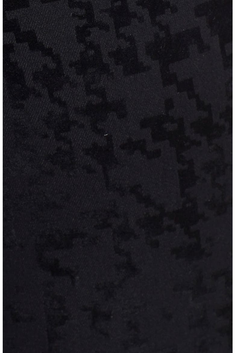 'Ami' Houndstooth Print Stretch Skinny Jeans, Alternate, color, HOUNDSTOOTH/ BLACK