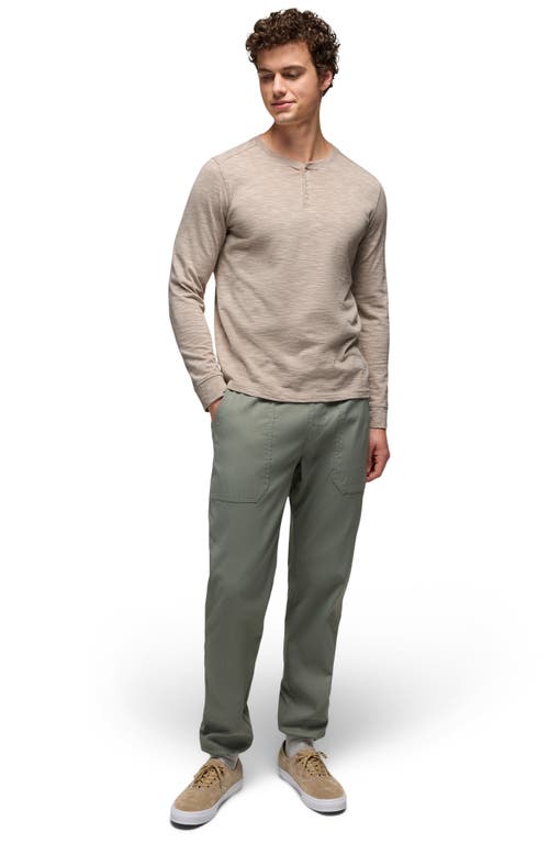 Prana Ronnie Ii Henley T-shirt In Brown