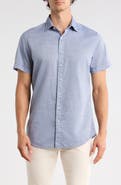 Rodd & Gunn Baywater Short Sleeve Linen & Cotton Button-Up Shirt