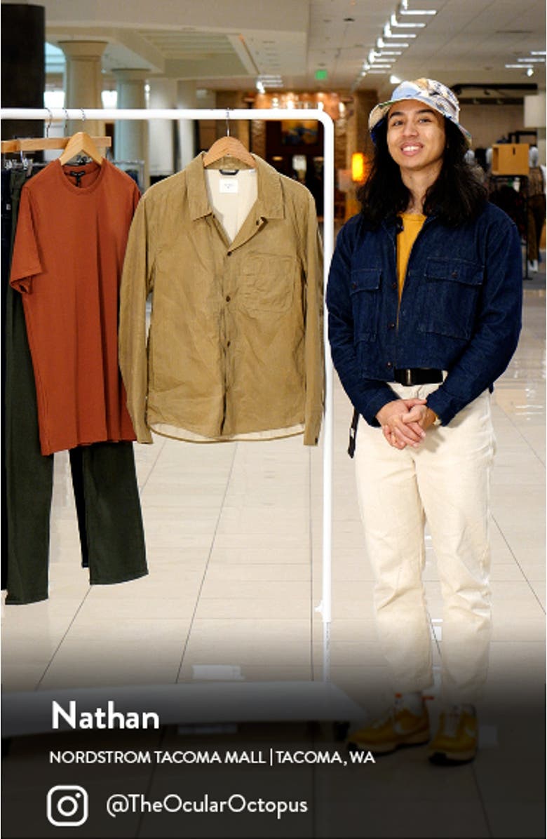 Leroy Organic Cotton Shirt Jacket, sales video thumbnail