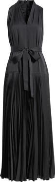 KOBI HALPERIN Viva Pleated Sleeveless Maxi Dress