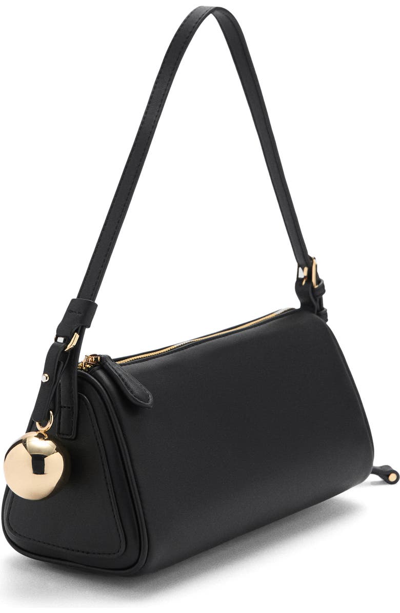 MANGO Faux Leather Shoulder Bag, Alternate, color,