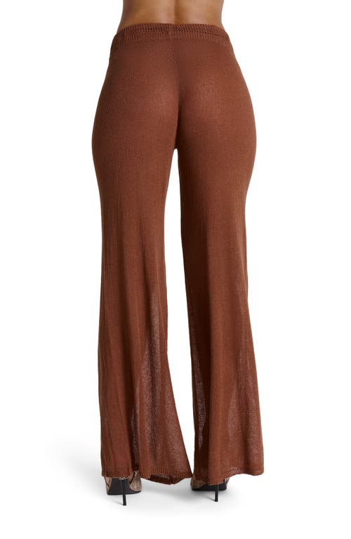 Naked Wardrobe Oversize Wide Leg Knit Pants