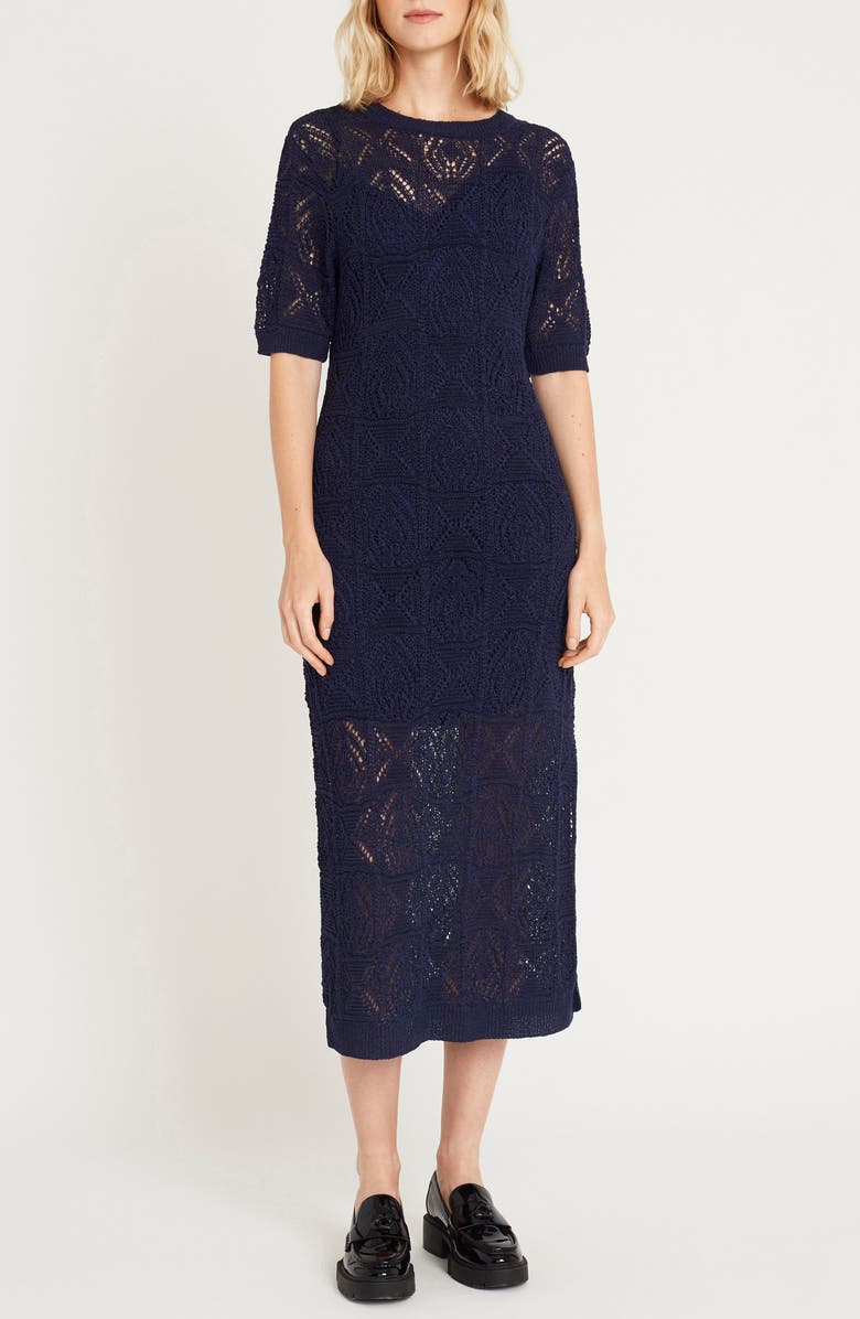 ash blue color dress Whitney Maxi Dress