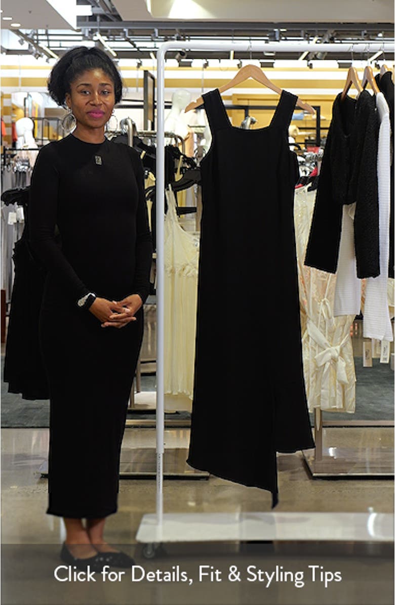 Asymmetric Sleeveless Midi Dress, sales video thumbnail