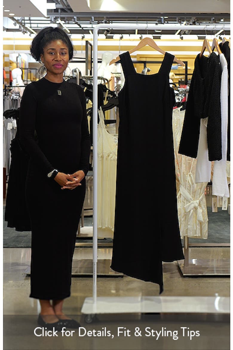 Asymmetric Sleeveless Midi Dress video
