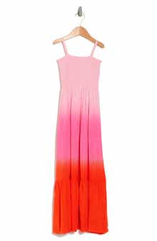 Design History Kids' Dip Dye Smocked Maxi Dress