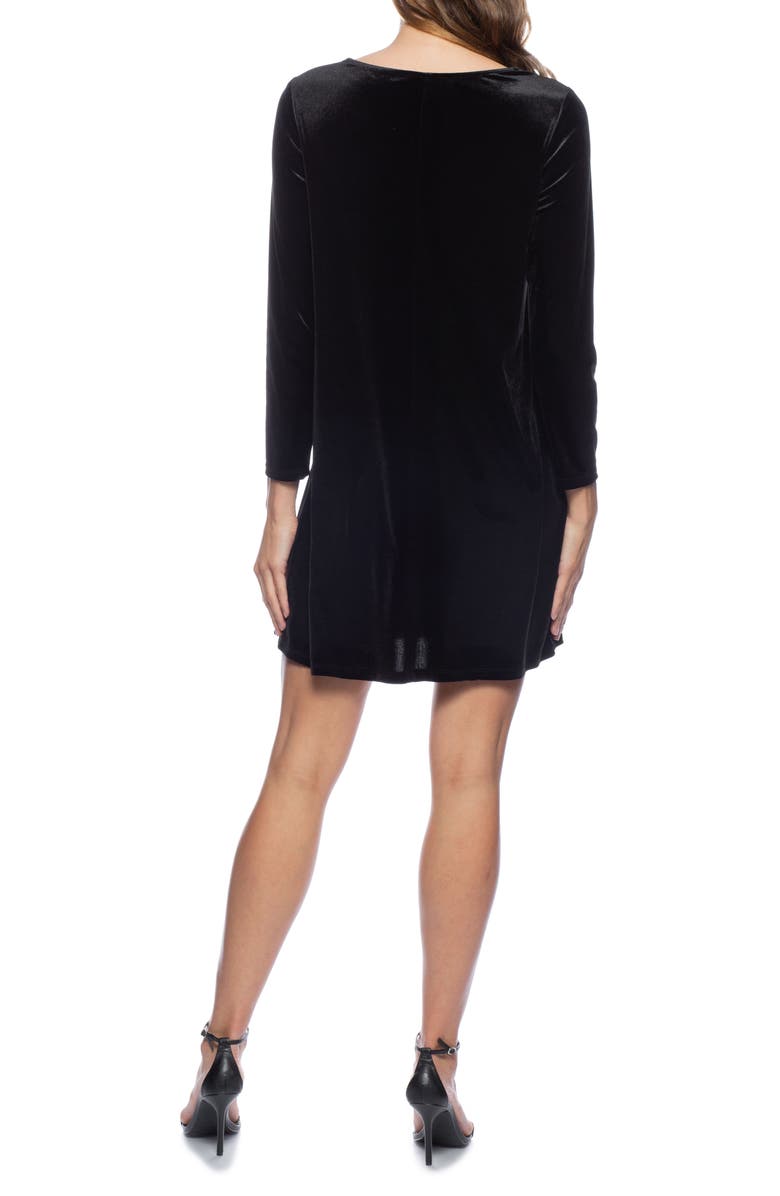 Marina Embellished Keyhole Long Sleeve Dress, Alternate, color,
