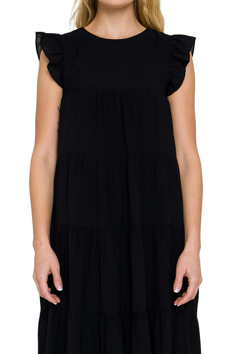 English Factory Tiered Maxi Dress, Alternate, color,